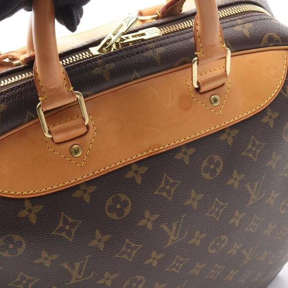 LOUIS VUITTON Brown Monogram Leather Boston Bag - Picture 8 of 10